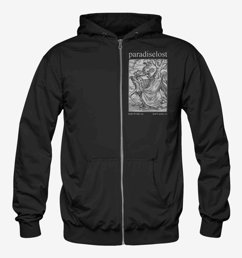 Poleron Canguro con cierre Paradise Lost Faith Divides Us