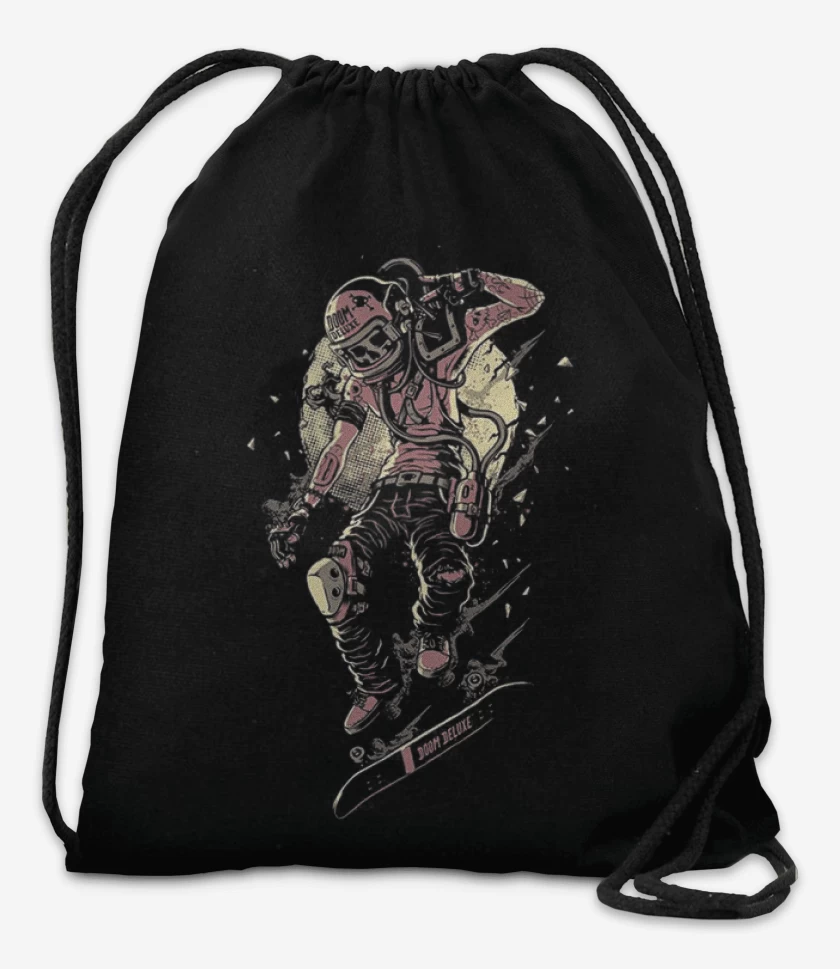 Mochila Negro de Skeleton skater