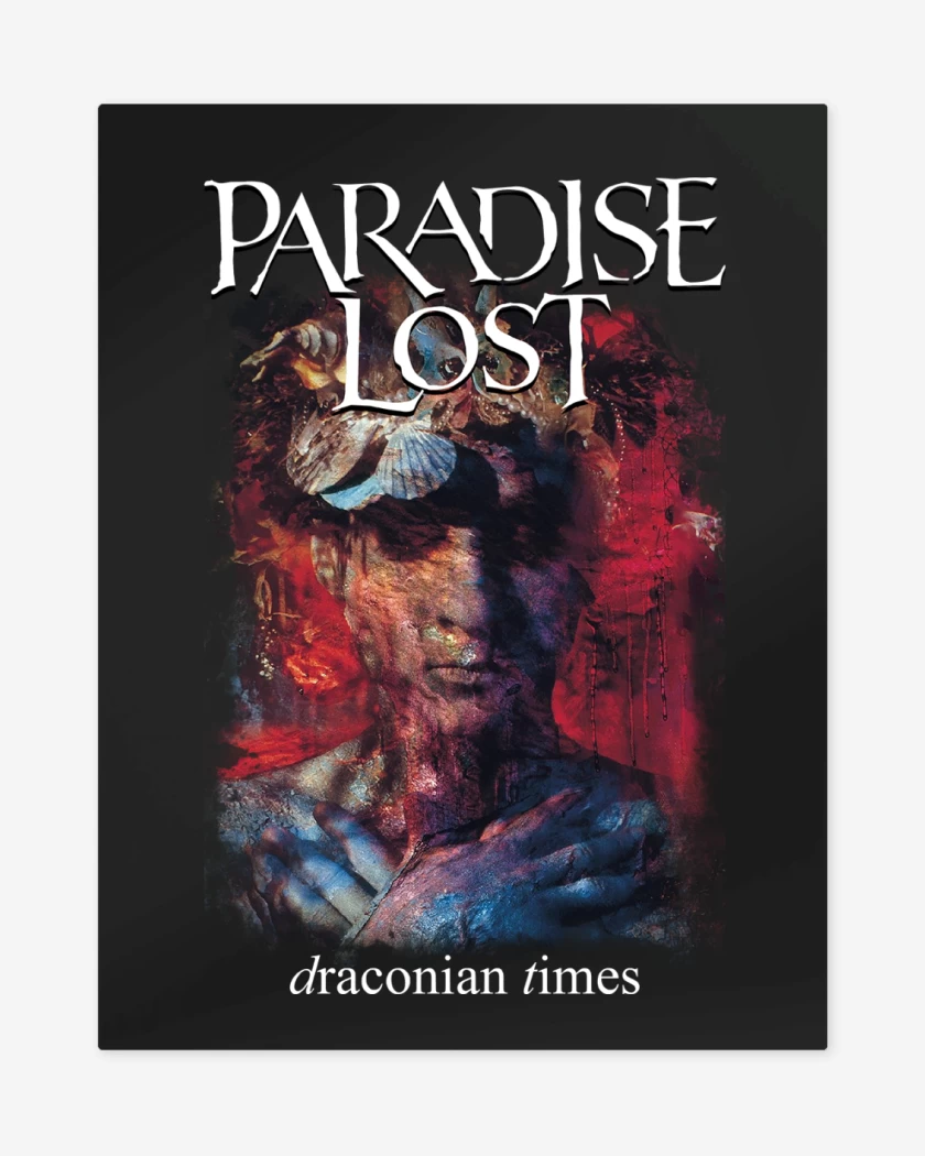 Print metalico Negro de Paradise Lost Draconian Times