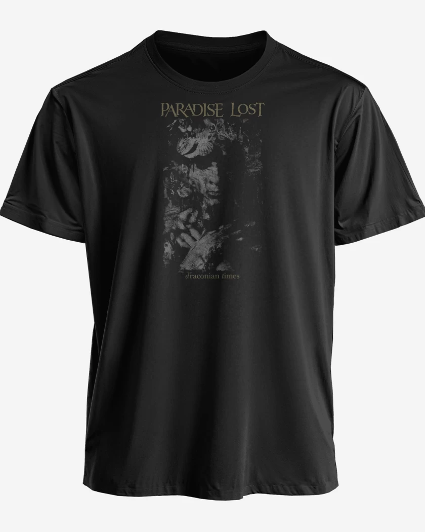 Polera premium Negro de Paradise Lost Draconian Times v2