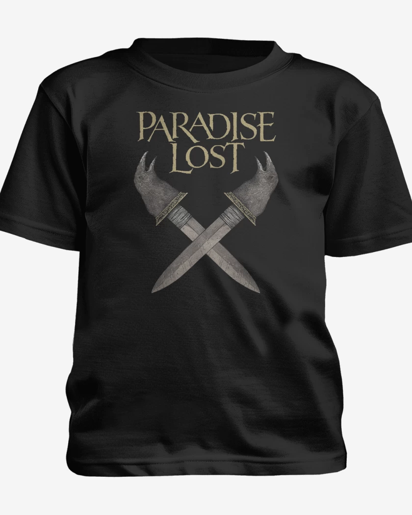 Polera de niño Negro de Paradise Lost Dagas