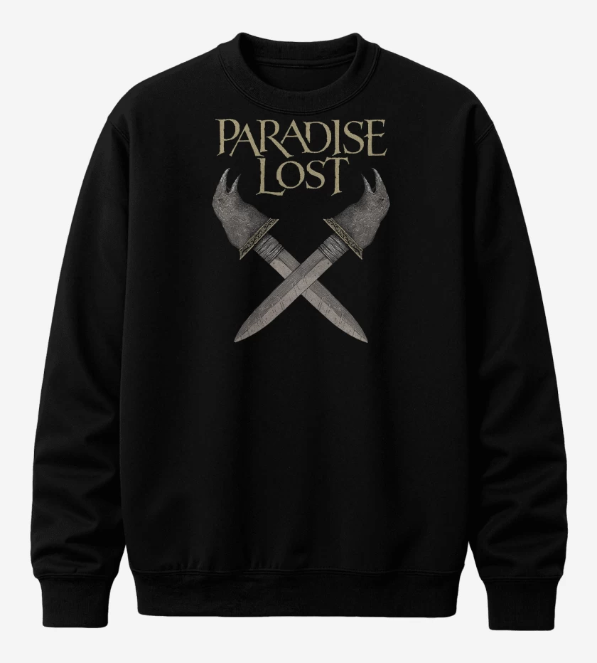 Poleron polo Negro de Paradise Lost Dagas