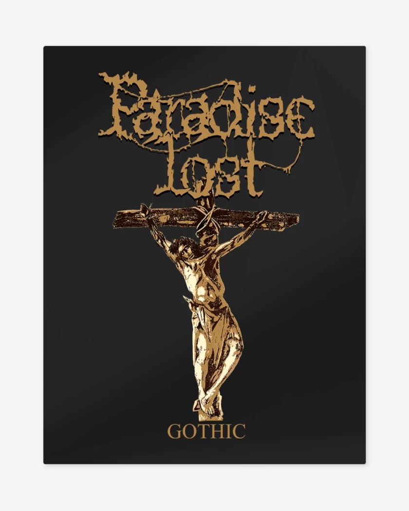 Print metalico Negro de Paradise Lost Gothic v2