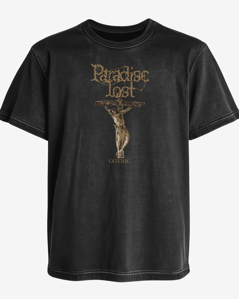 Polera desgastada Negro de Paradise Lost Gothic v2