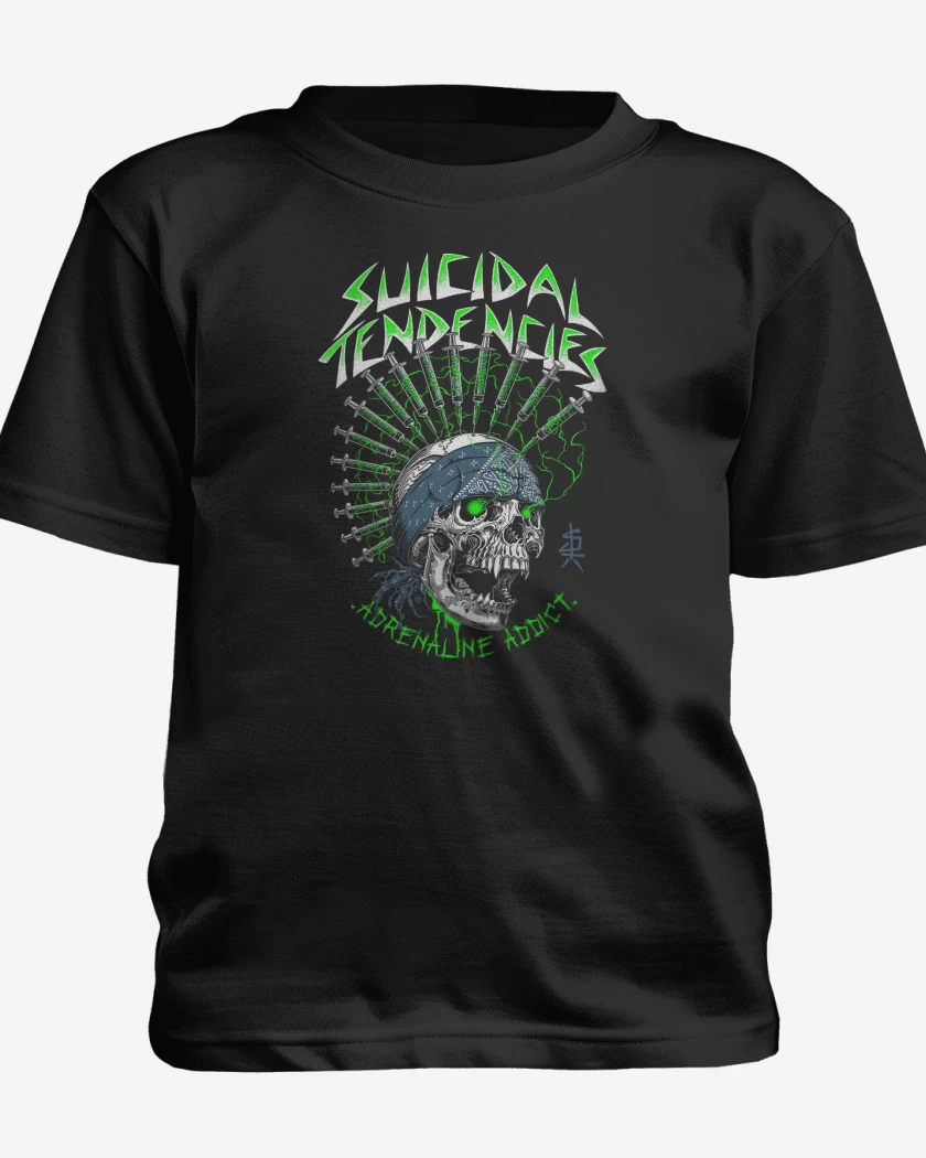 Polera de niño Negro de Suicidal Tendencies Adrenaline Addict