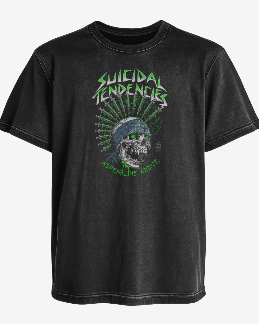 Polera desgastada Suicidal Tendencies Adrenaline Addict