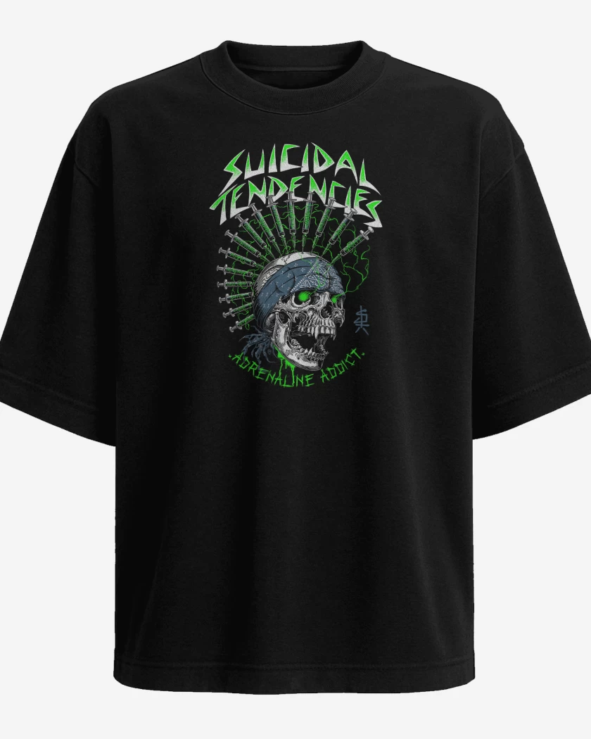Polera Oversize Suicidal Tendencies Adrenaline Addict