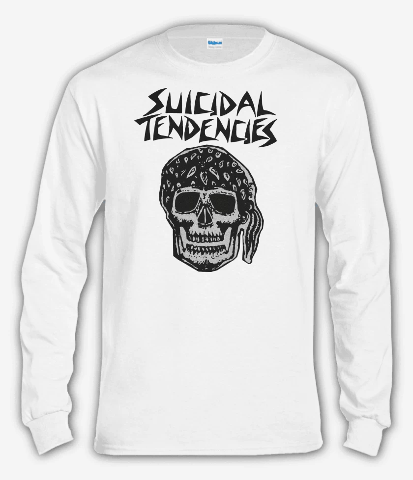Polera manga larga Blanco de Suicidal Tendencies Demos