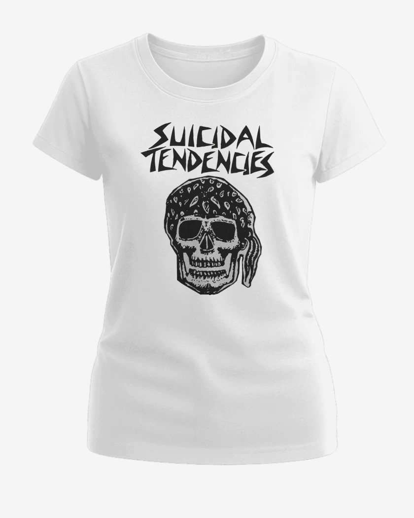 Polera de Mujer Blanco de Suicidal Tendencies Demos