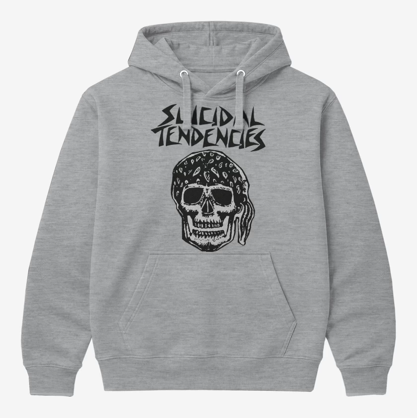 Polerón Canguro Gris Melange de Suicidal Tendencies Demos