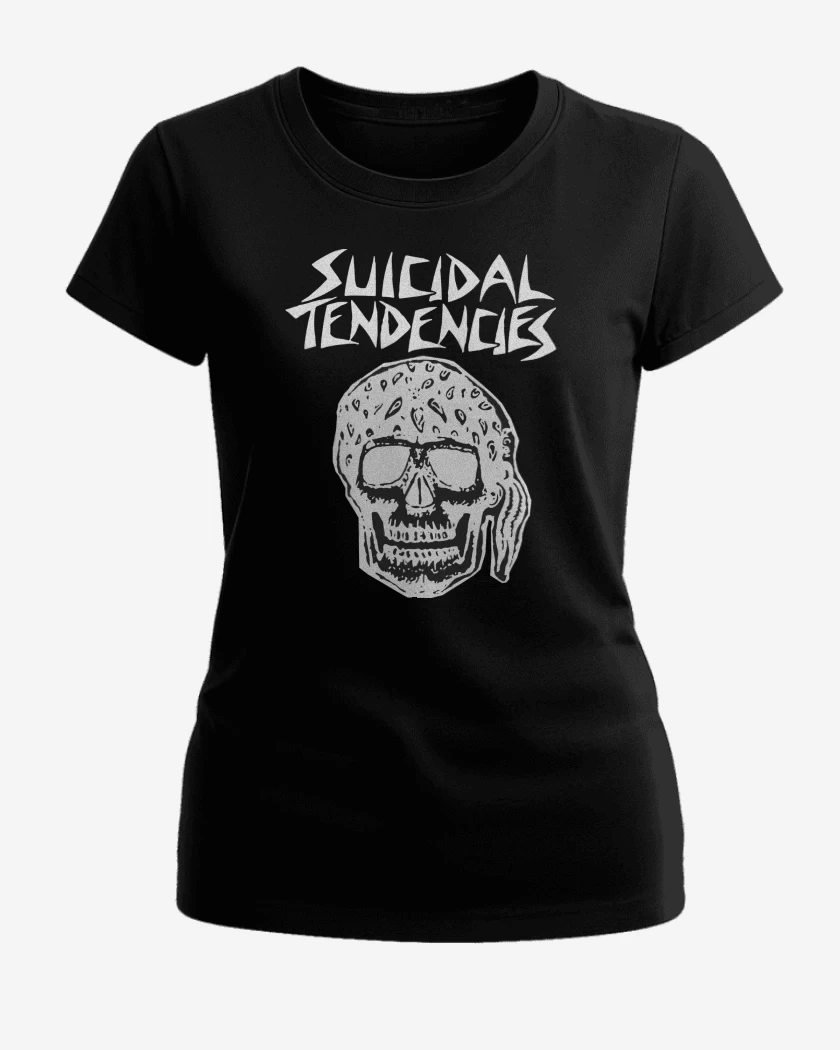 Polera de Mujer Negro de Suicidal Tendencies Demos N