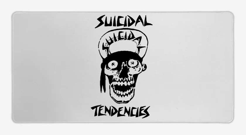 Mouse pad Gamer Blanco de Suicidal Tendencies Suicidal Skull