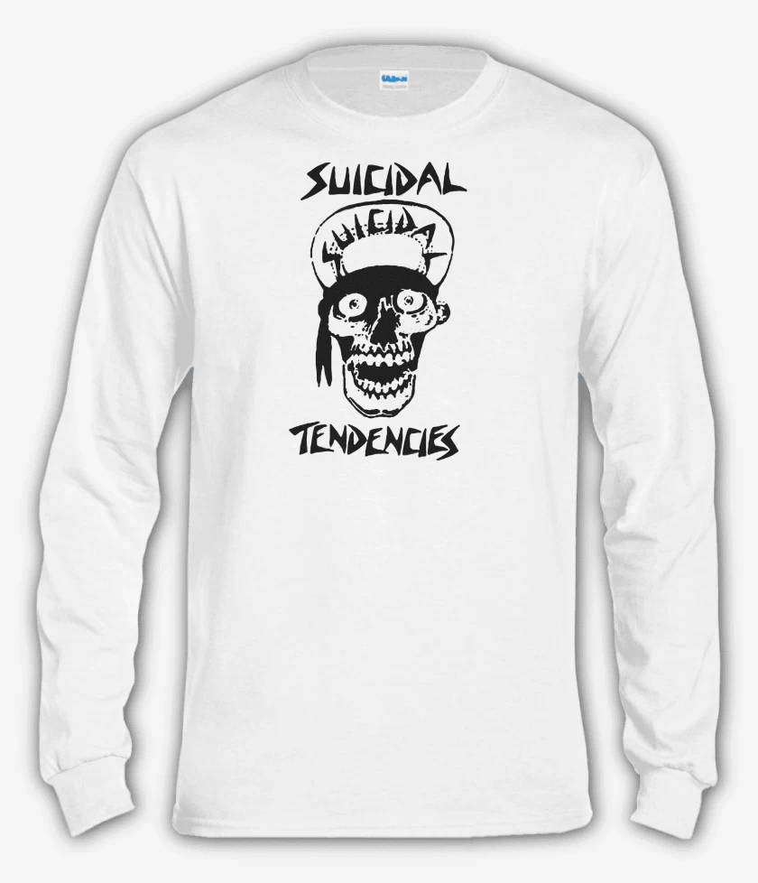 Polera manga larga Blanco de Suicidal Tendencies Suicidal Skull