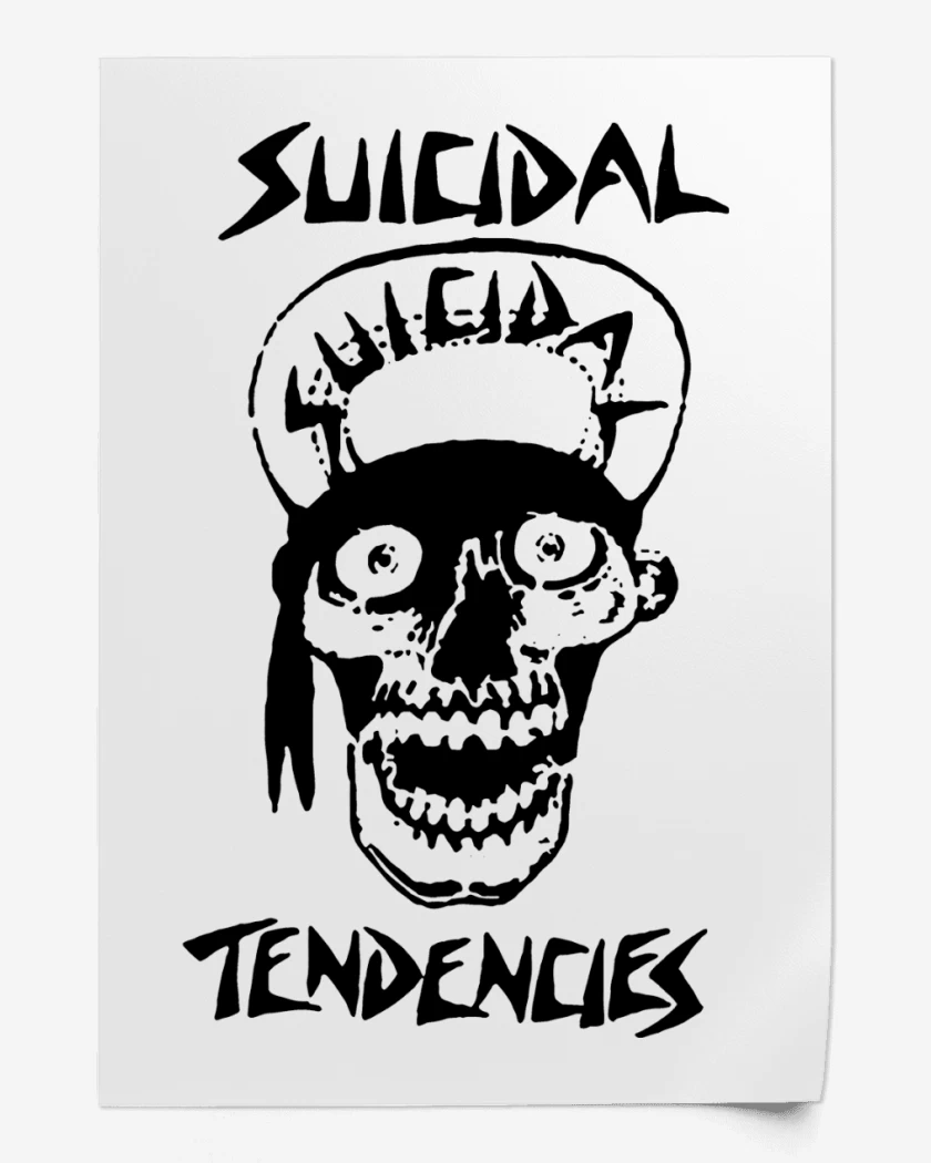 Print Suicidal Tendencies Suicidal Skull
