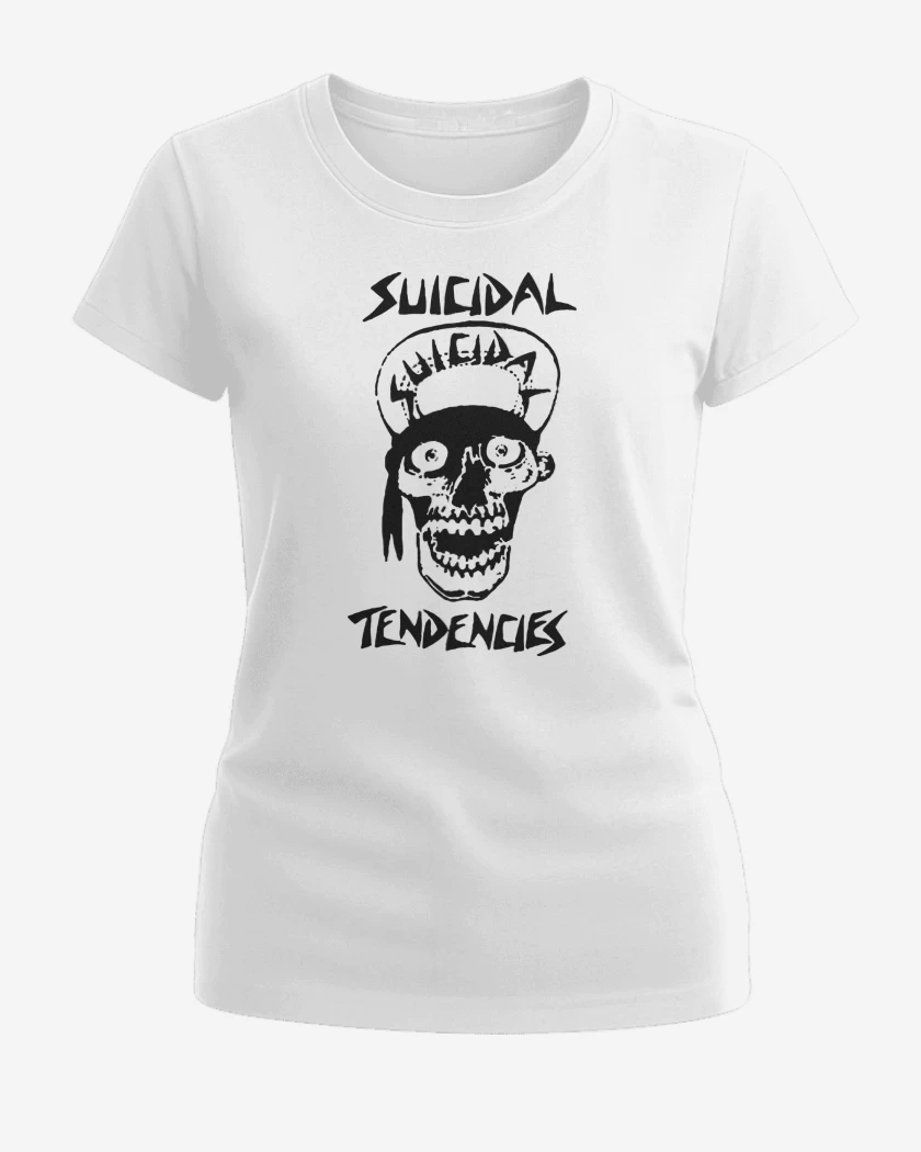 Polera de Mujer Blanco de Suicidal Tendencies Suicidal Skull