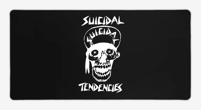 Mouse pad Gamer Negro de Suicidal Tendencies Suicidal Skull B