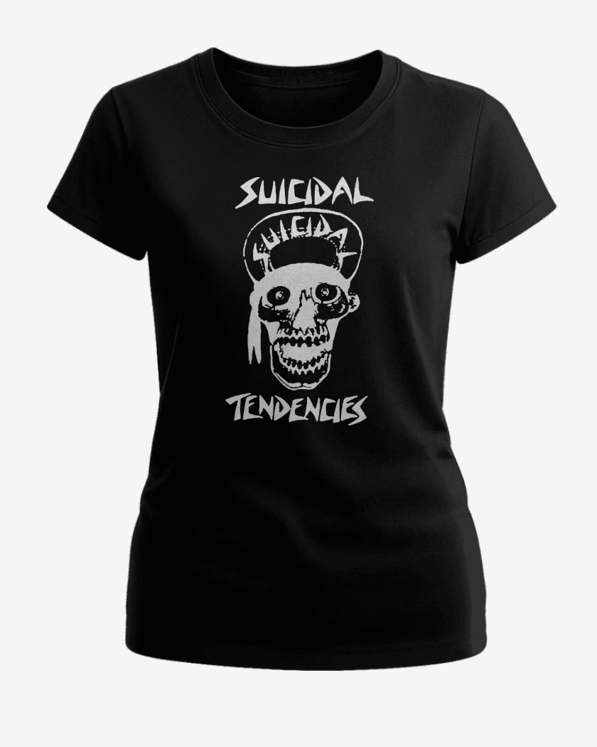 Polera de Mujer Negro de Suicidal Tendencies Suicidal Skull B