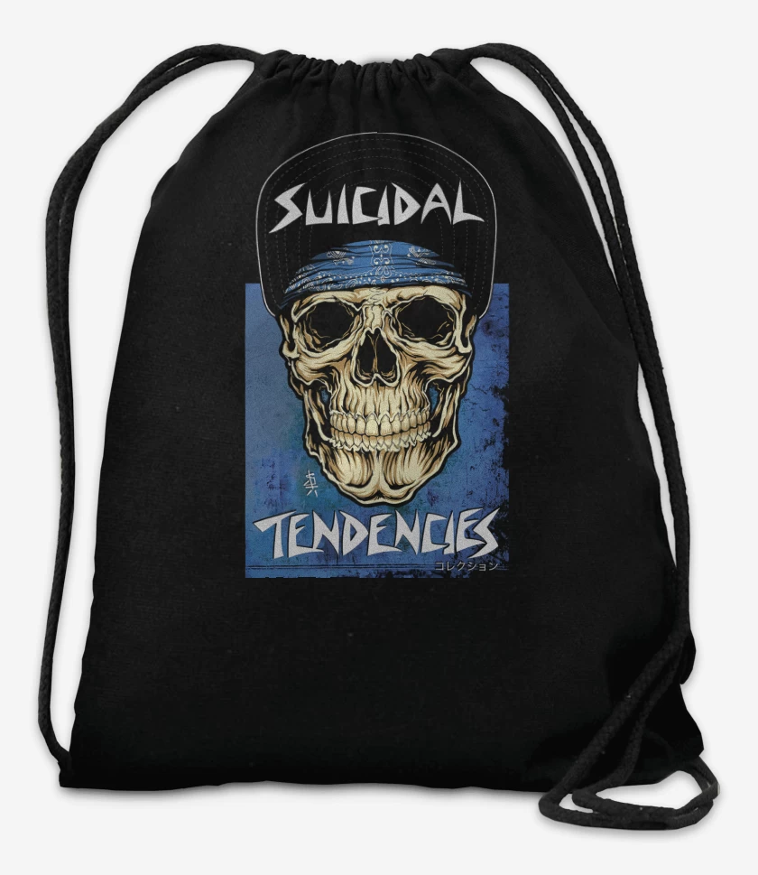 Mochila Negro de Suicidal Tendencies ST Skull