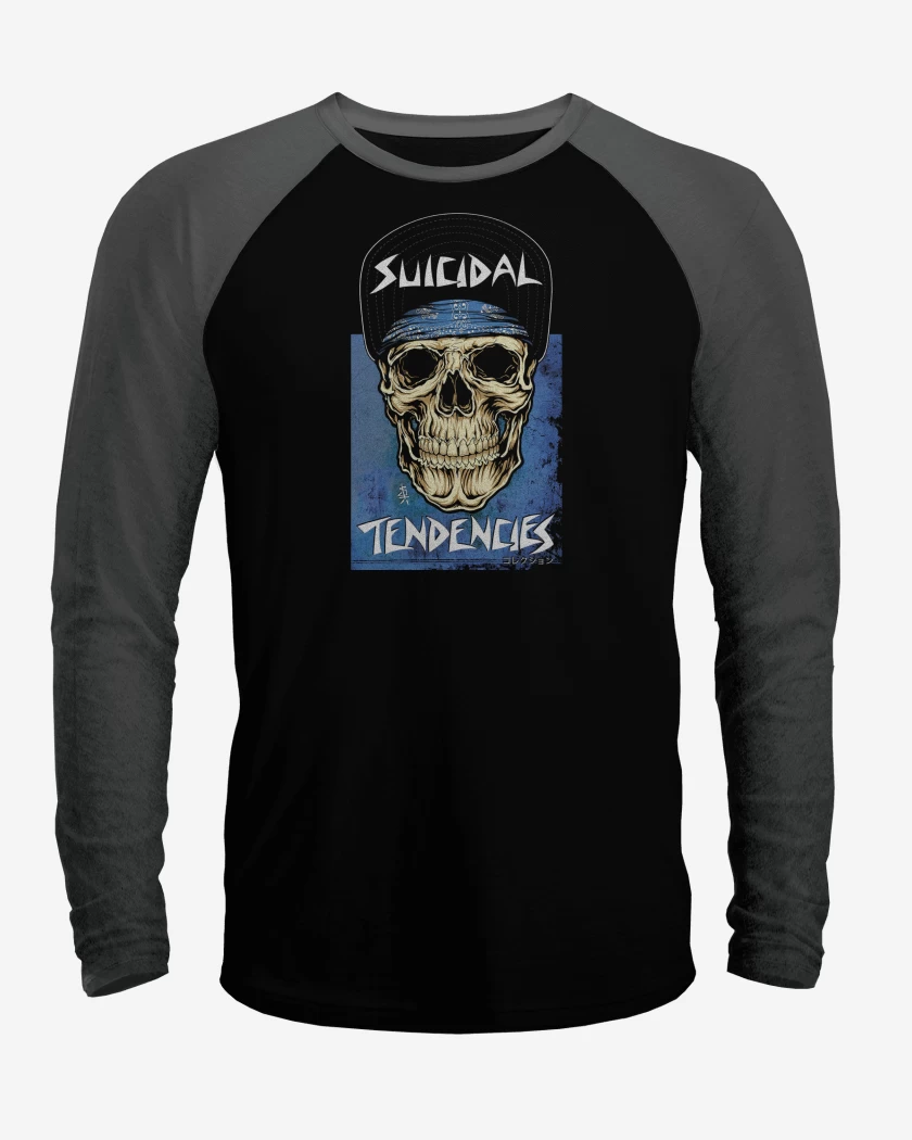 Polera Raglan Suicidal Tendencies ST Skull