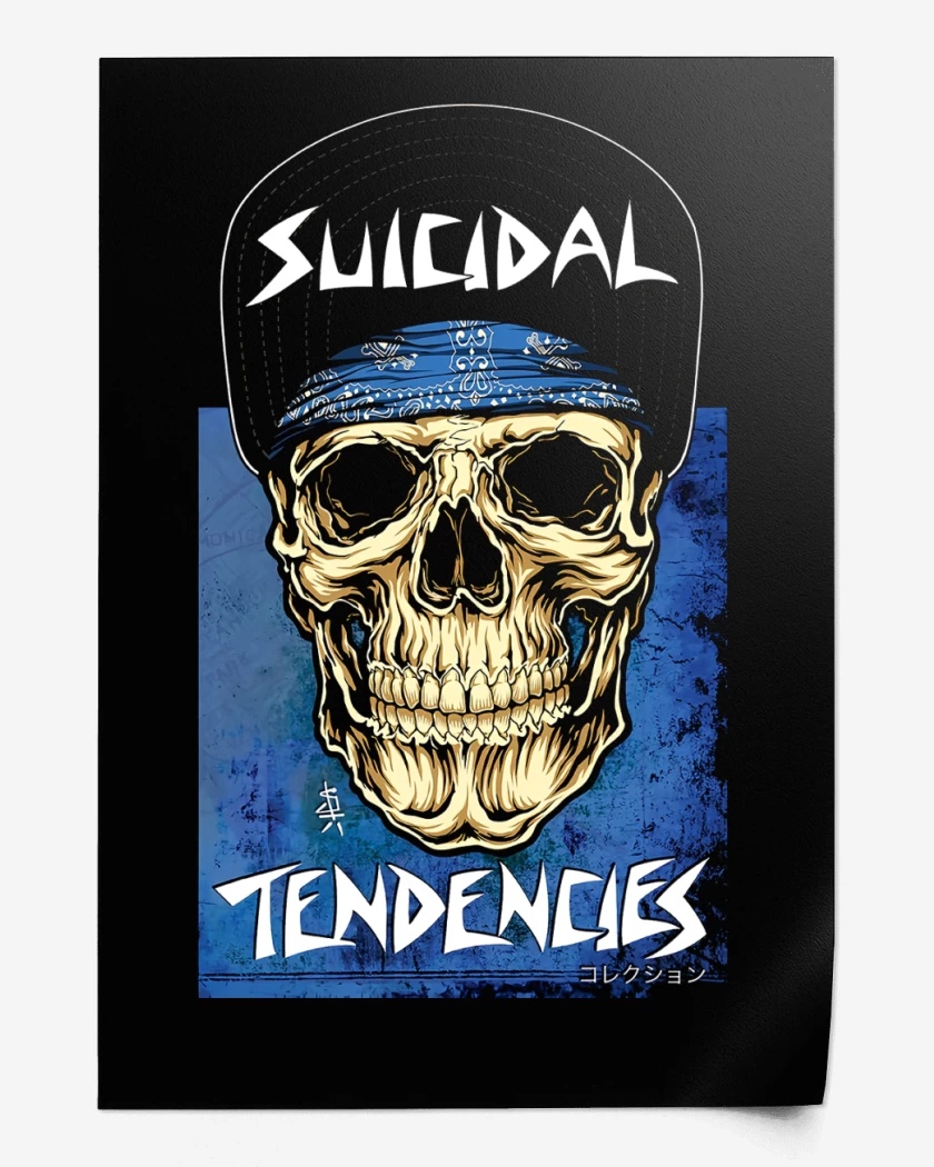 Print Suicidal Tendencies ST Skull
