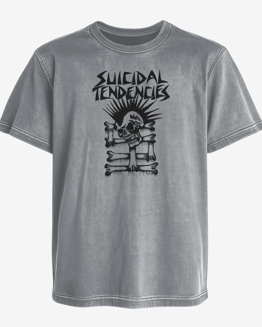 Polera desgastada Suicidal Tendencies Calavera