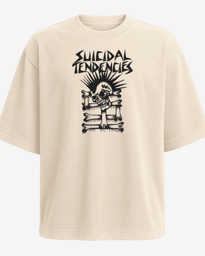 Polera Oversize Suicidal Tendencies Calavera