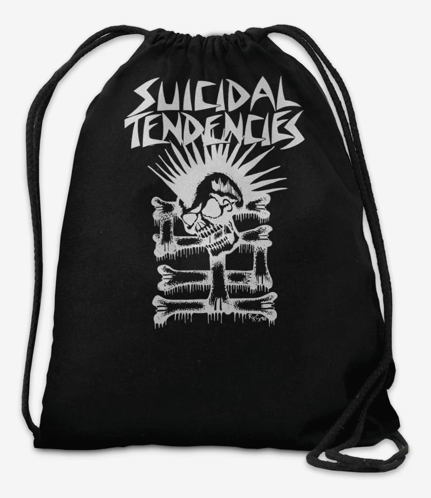 Mochila Negro de Suicidal Tendencies Calavera B