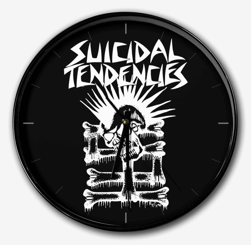 Reloj Negro de Suicidal Tendencies Calavera B