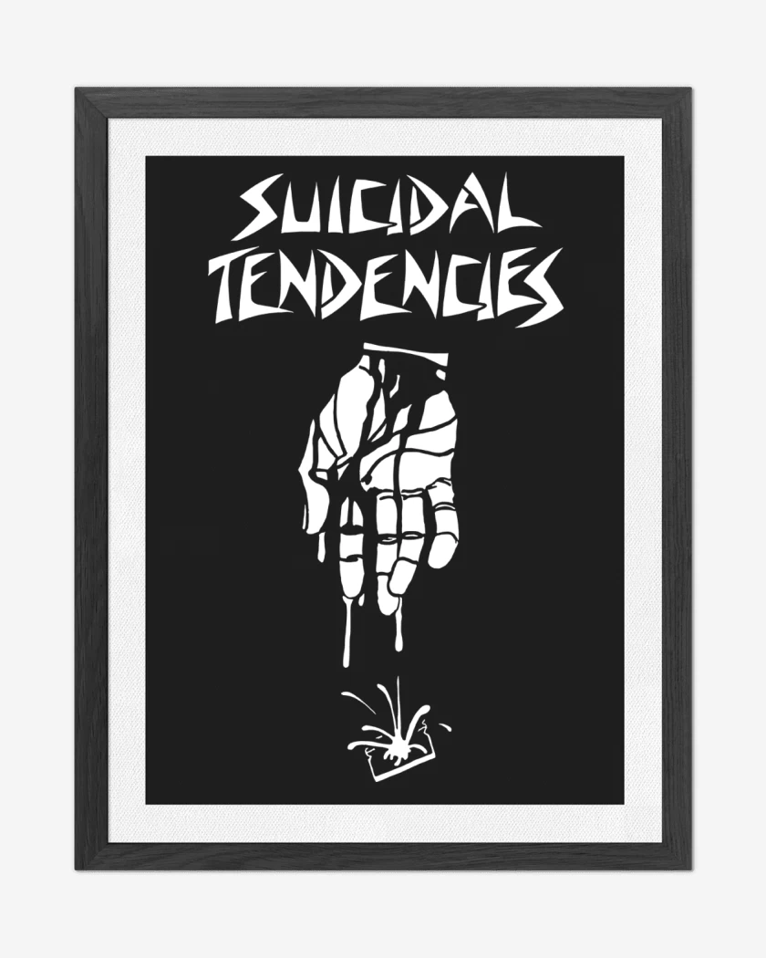 Cuadro decorativo Negro de Suicidal Tendencies Prime Cuts