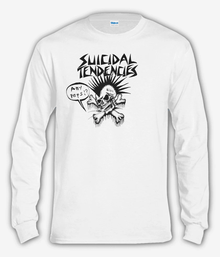 Polera manga larga Blanco de Suicidal Tendencies Any Pepsi