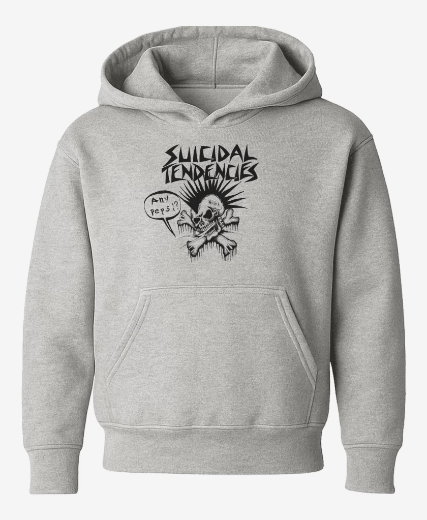 Poleron de niño Gris Melange de Suicidal Tendencies Any Pepsi