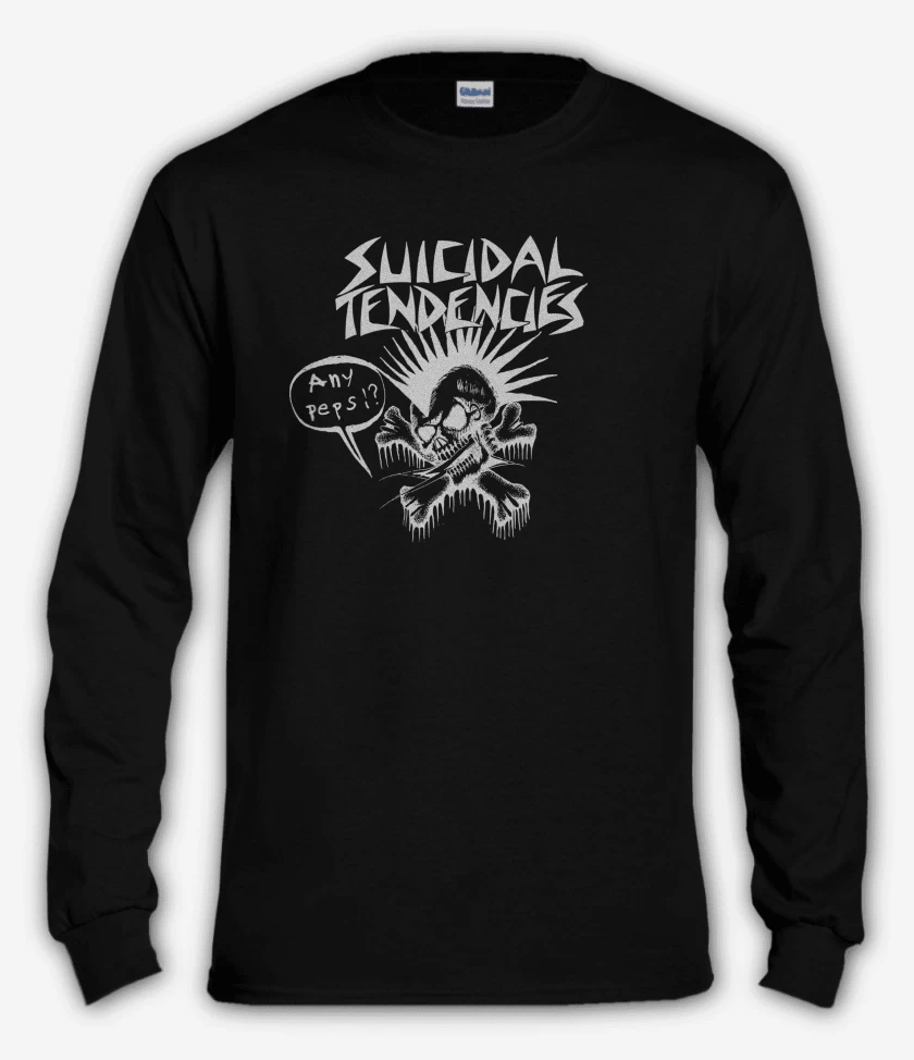 Polera manga larga Negro de Suicidal Tendencies Any Pepsi B