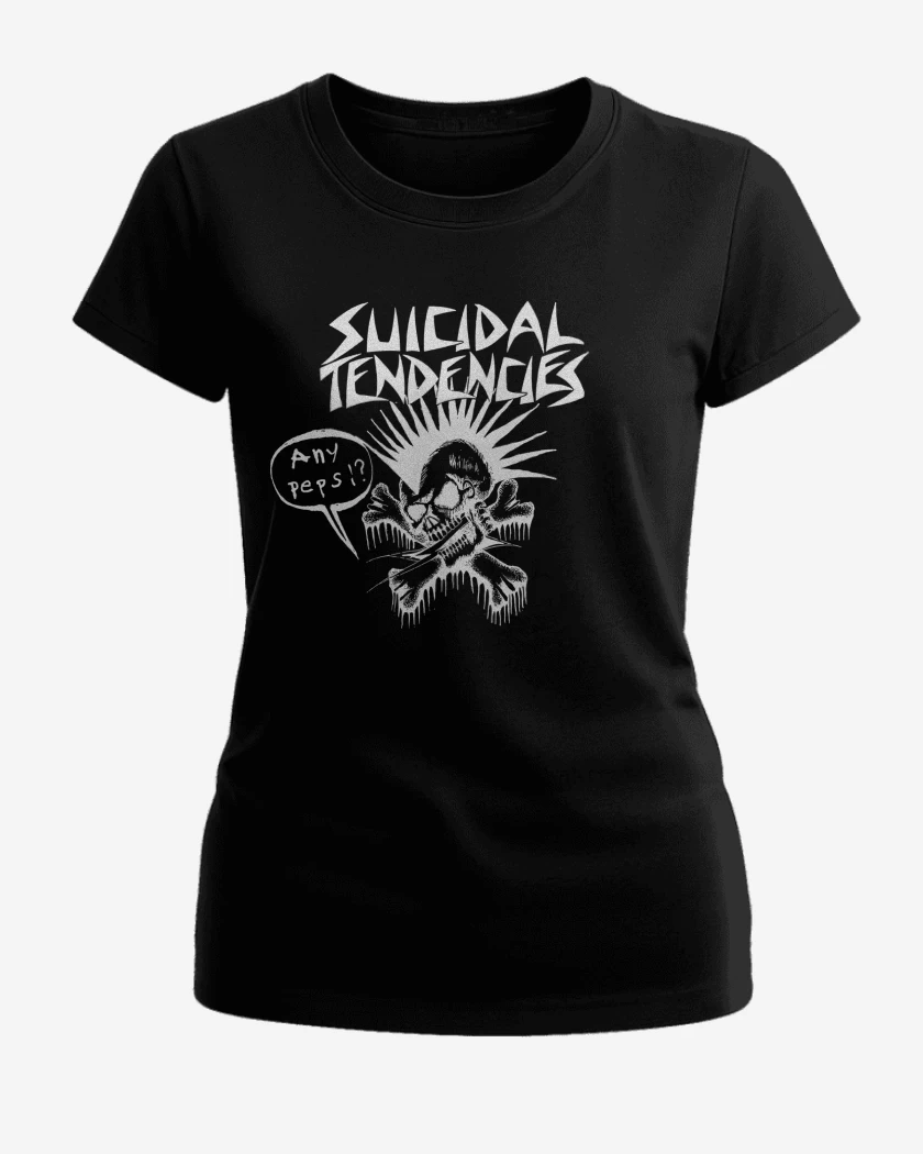 Polera de Mujer Negro de Suicidal Tendencies Any Pepsi B