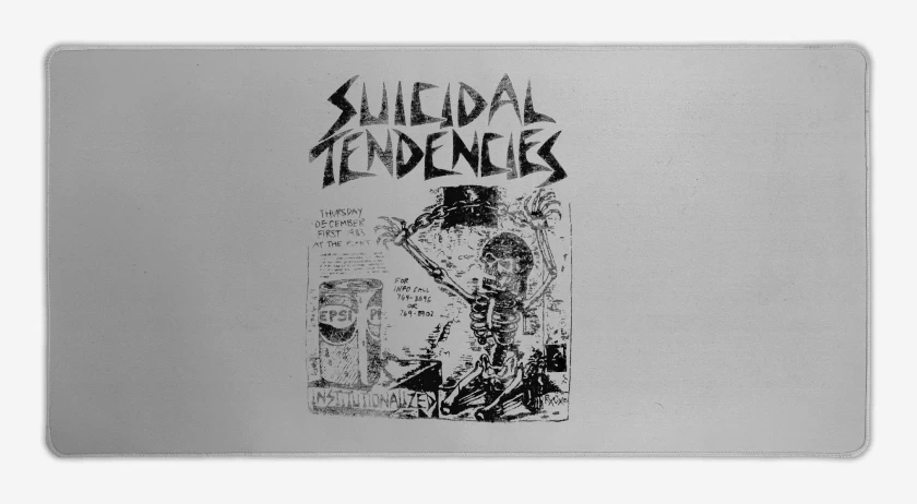 Mouse pad Gamer Suicidal Tendencies Institutionalized