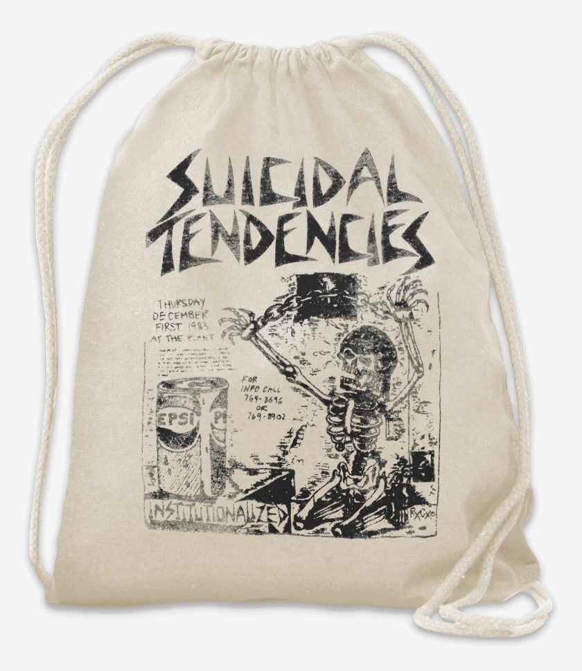 Mochila Blanco de Suicidal Tendencies Institutionalized