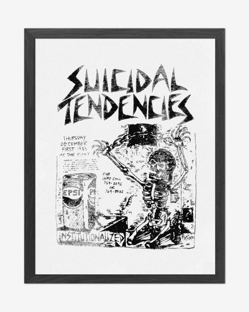 Cuadro decorativo Suicidal Tendencies Institutionalized