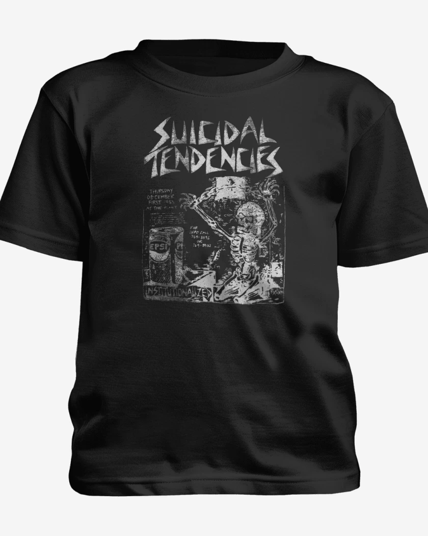 Polera de niño Negro de Suicidal Tendencies Institutionalized B