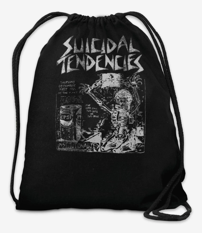 Mochila Negro de Suicidal Tendencies Institutionalized B