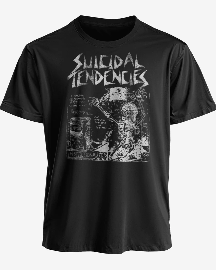 Polera premium Negro de Suicidal Tendencies Institutionalized B