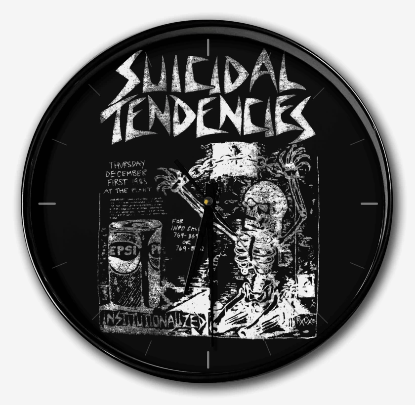 Reloj Negro de Suicidal Tendencies Institutionalized B