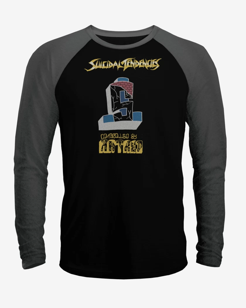 Polera Raglan Suicidal Tendencies Controlled by Hatred