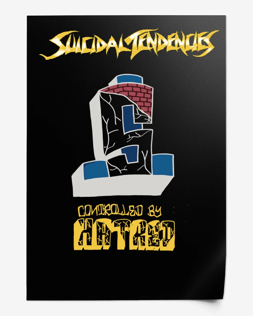 Print Suicidal Tendencies Controlled by Hatred