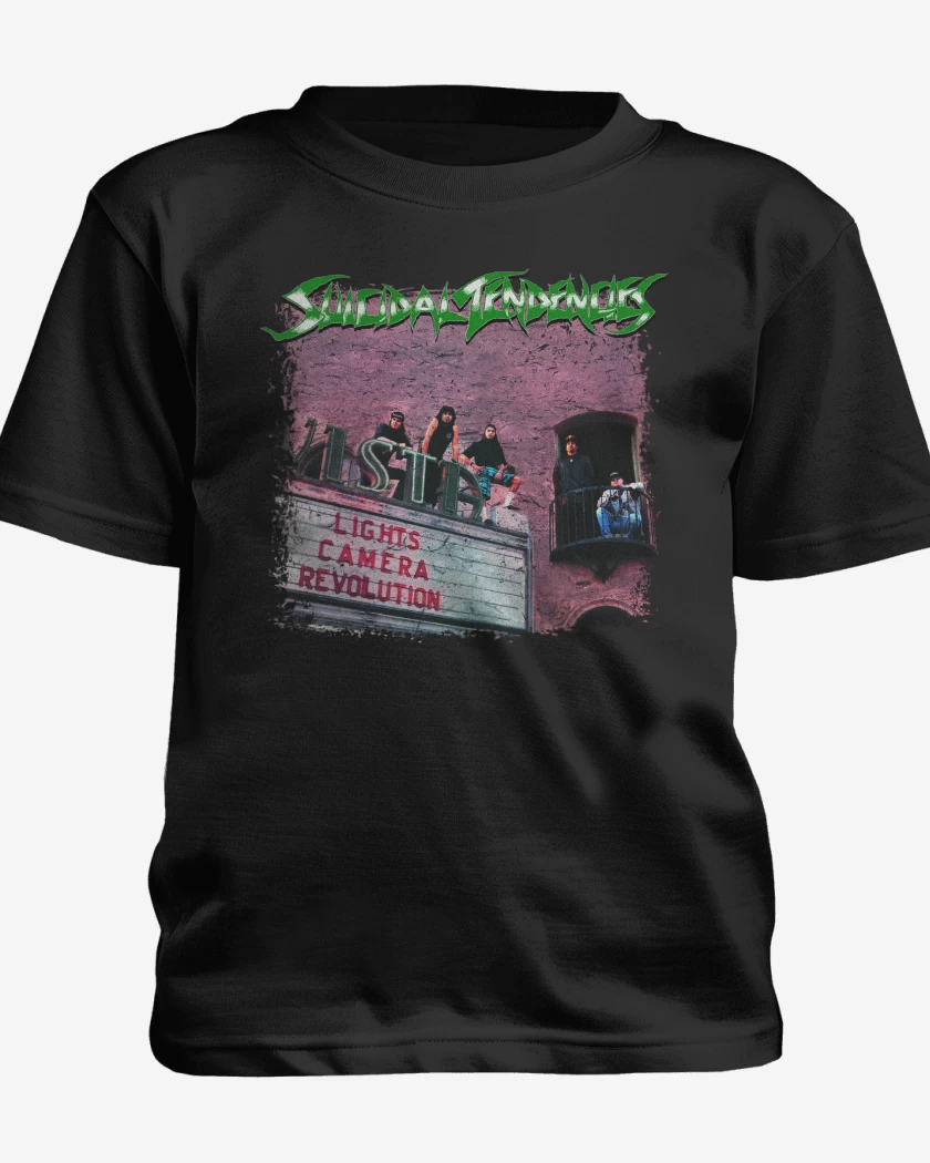 Polera de niño Negro de Suicidal Tendencies Lights Camera Revolution