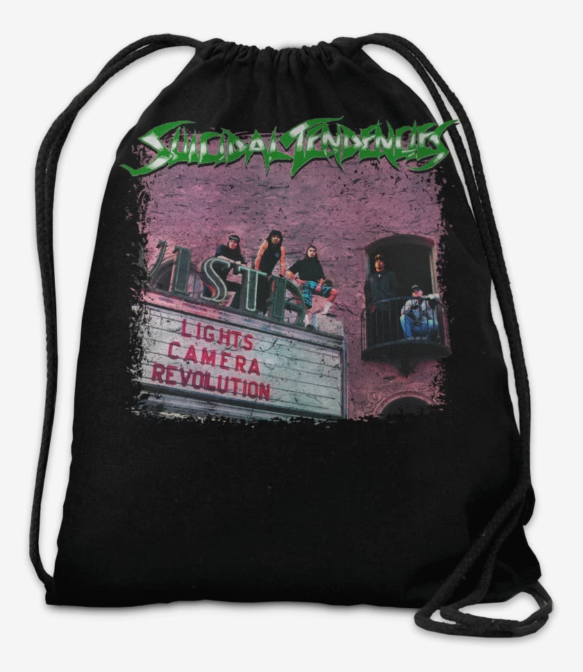 Mochila Negro de Suicidal Tendencies Lights Camera Revolution