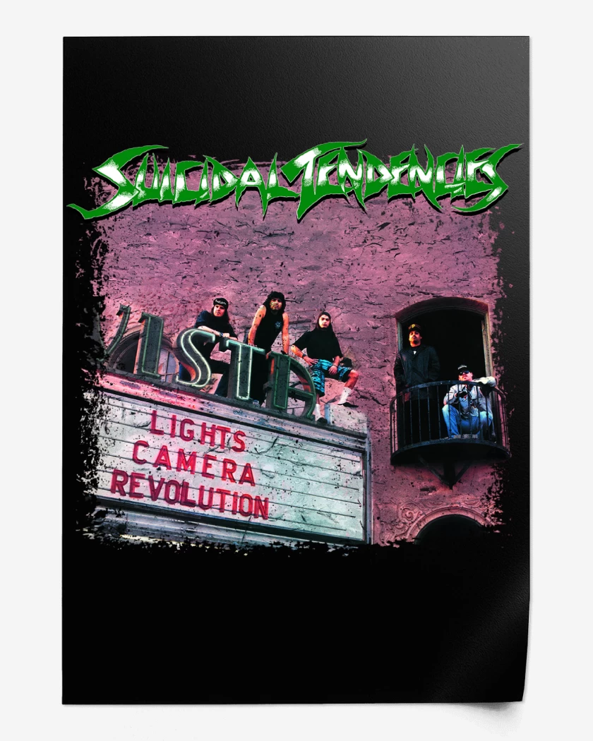 Print Suicidal Tendencies Lights Camera Revolution