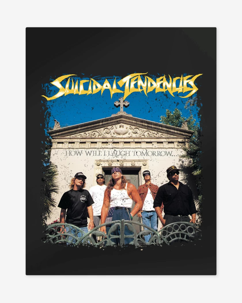 Print metalico Negro de Suicidal Tendencies How Will