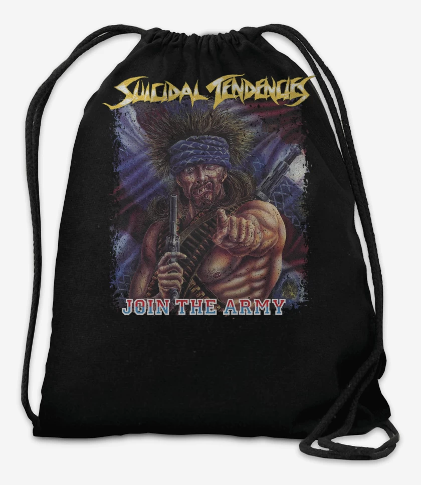 Mochila Negro de Suicidal Tendencies Join The Army