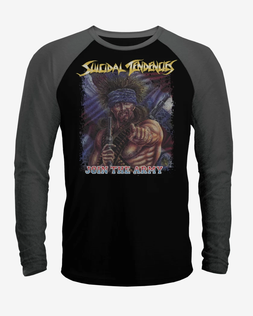 Polera Raglan Suicidal Tendencies Join The Army