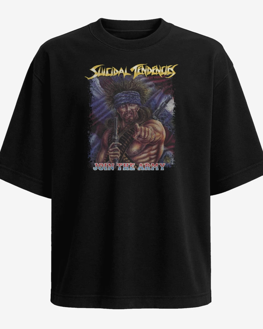 Polera Oversize Suicidal Tendencies Join The Army