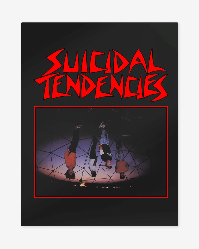 Print metalico Negro de Suicidal Tendencies Suicidal Tendencies